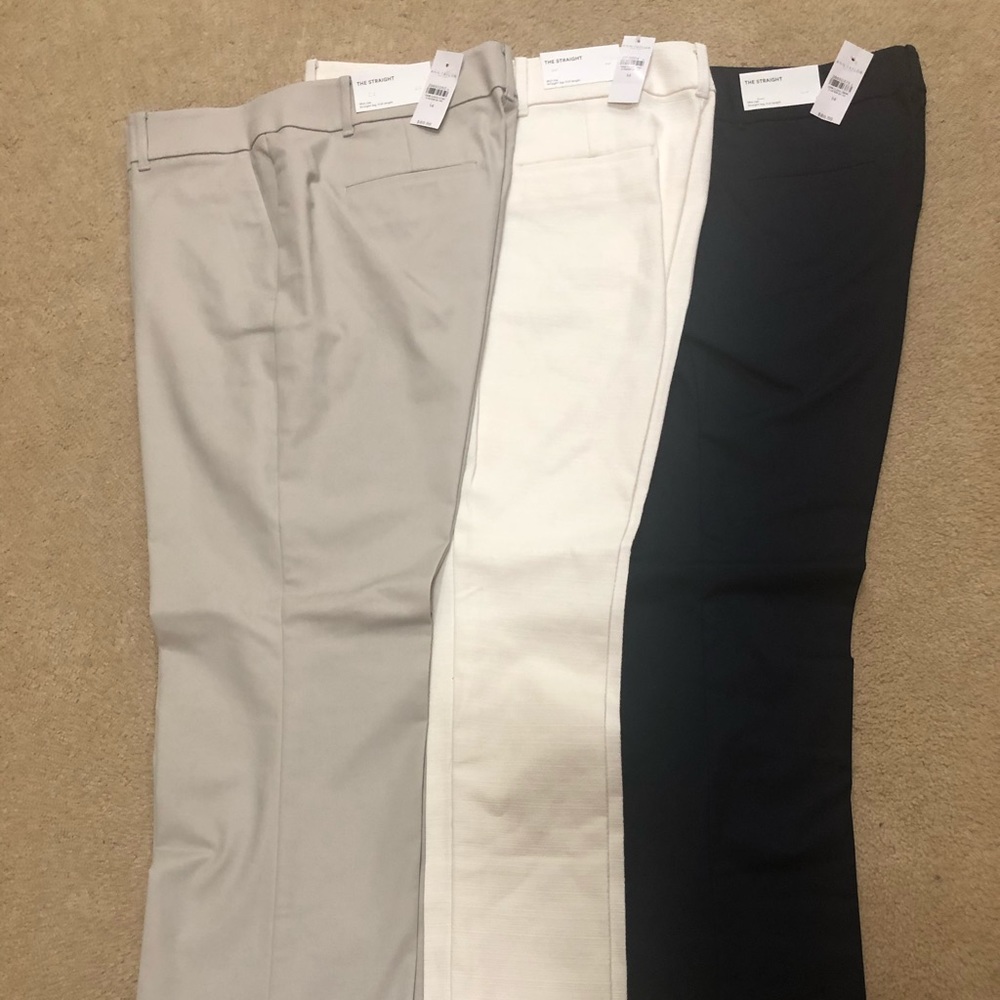 Ann Taylor “The Straight” bundle of 3 pants